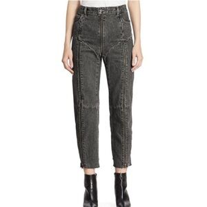 Fashion High Waisted Zipper Jeans